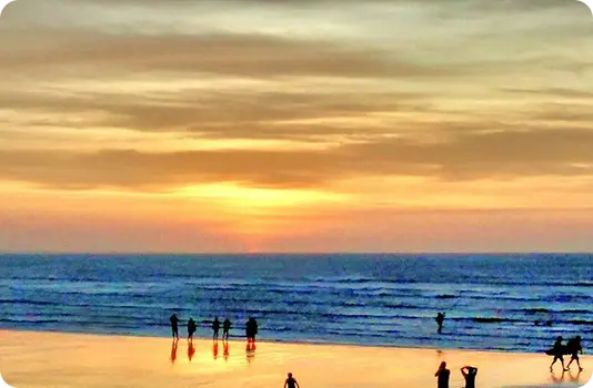 Duna do pôr do sol